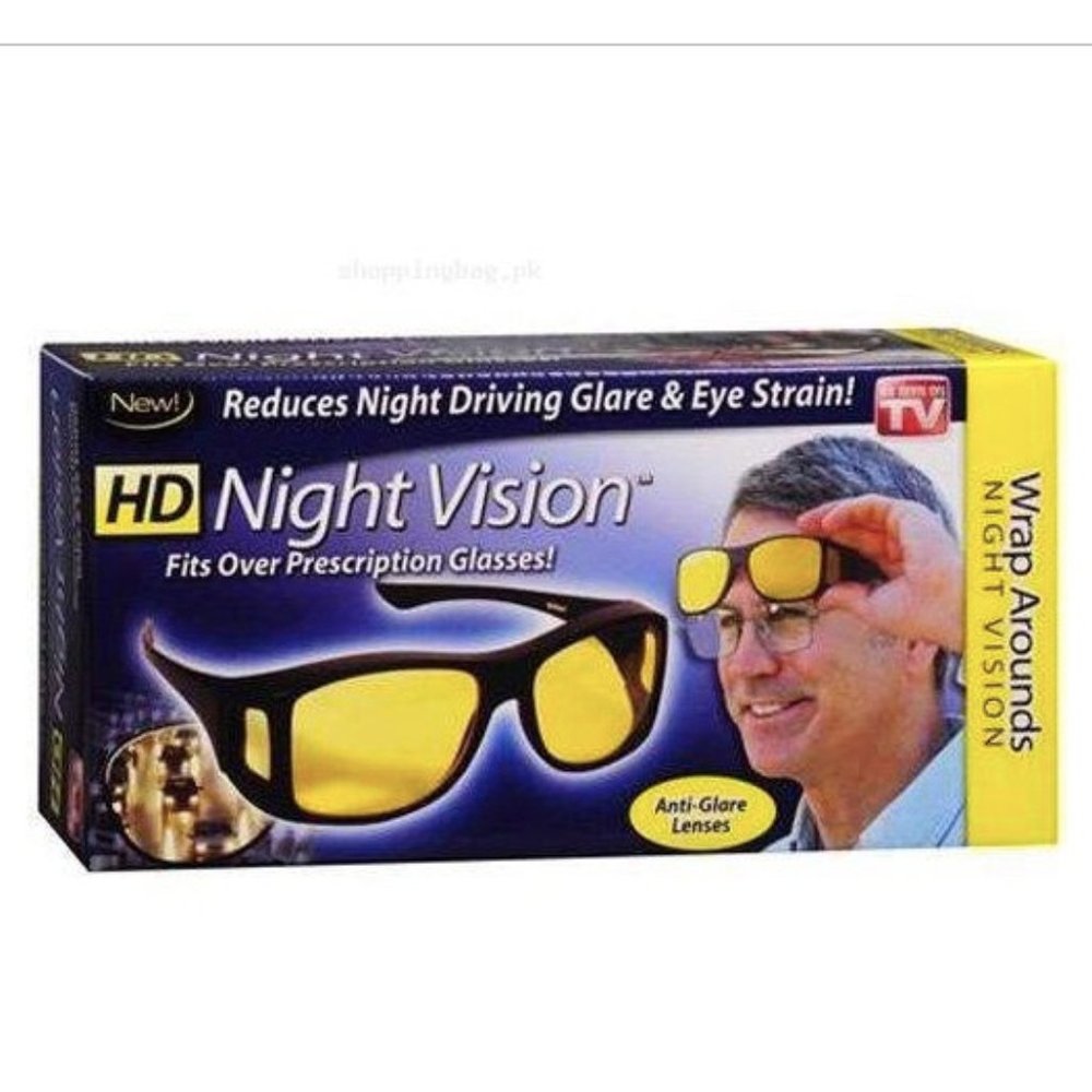 Night Vision Wraparound Glasses